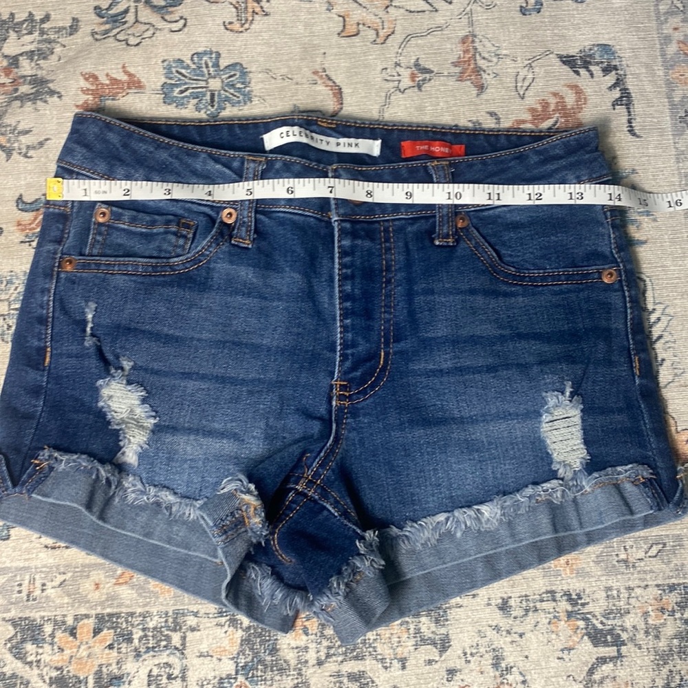 Celebrity pink jean shorts size 1 stretch
